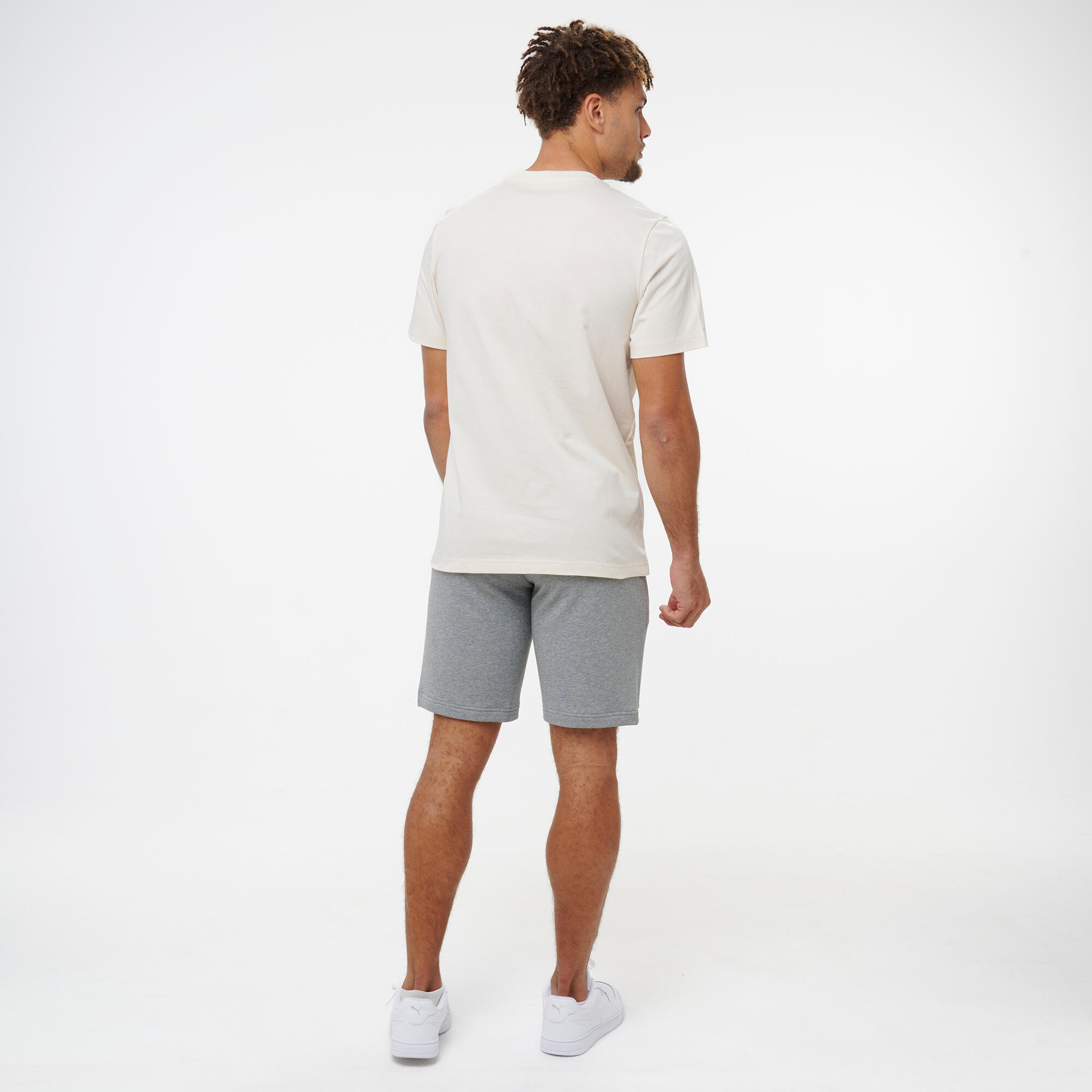 T-shirt en coton à manches courtes homme, beige 2/5