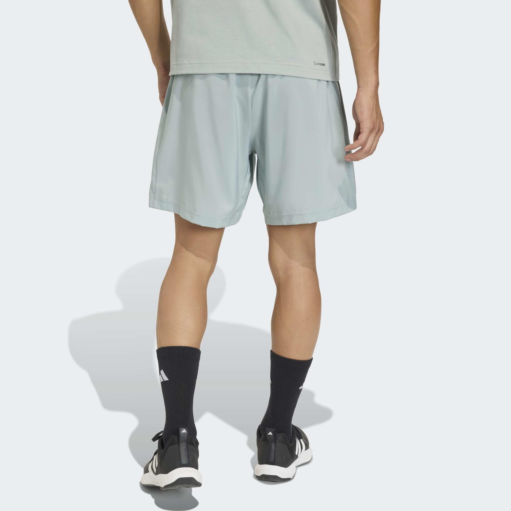 Fitness Shorts Herren, grün 2/6