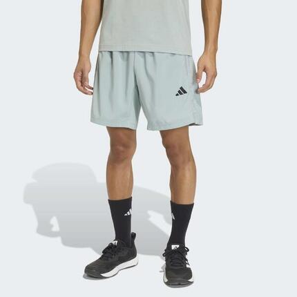 Short de fitness homme, noir