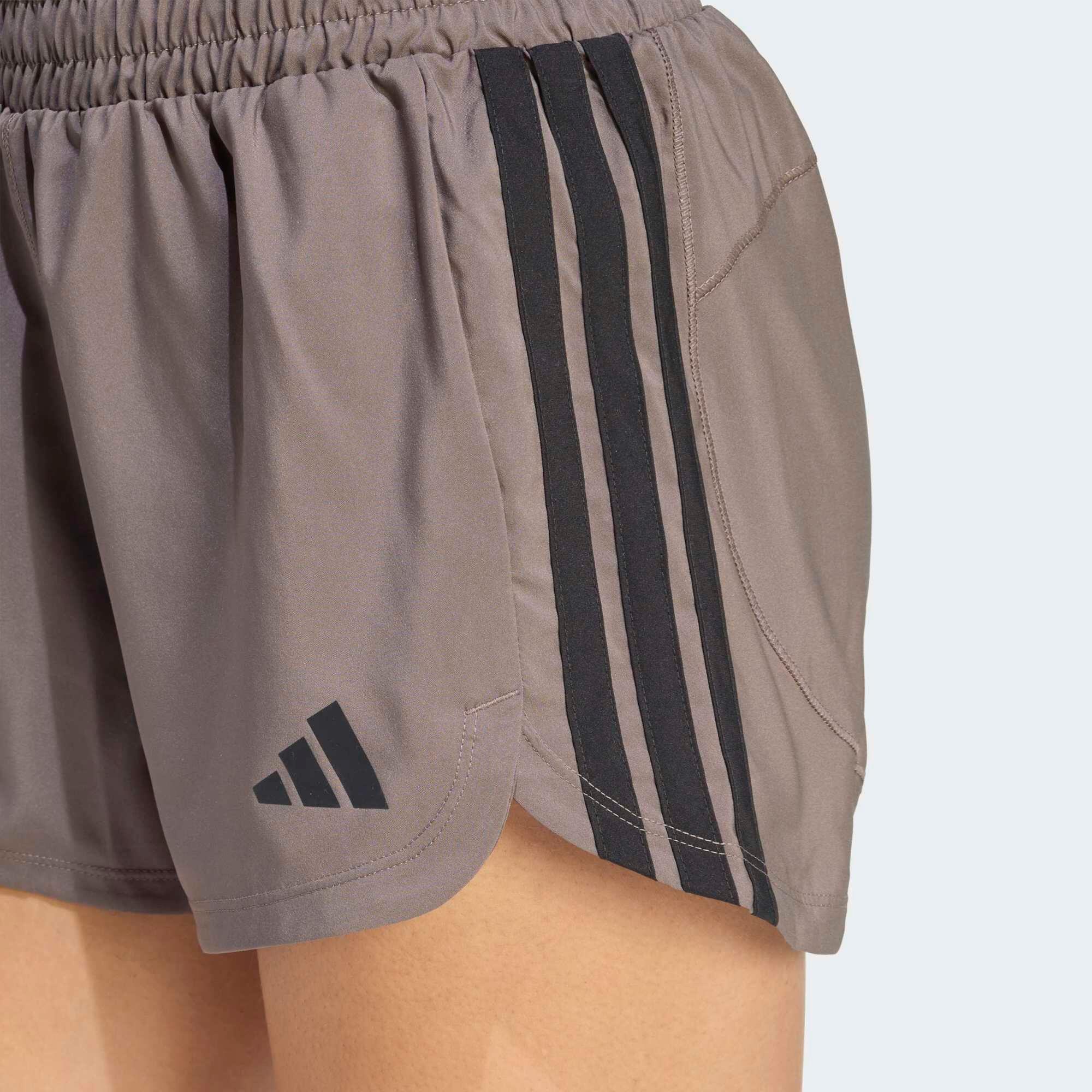 Fitness-Shorts 3S Pacer Damen, braun 5/5