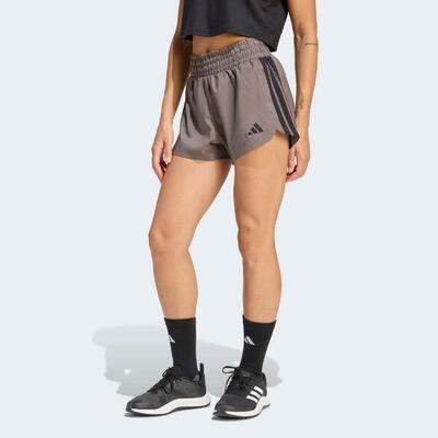 Pantaloncini ADIDAS donna palestra regular fit traspiranti neri