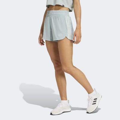 Pantaloncini ADIDAS donna palestra regular fit traspiranti neri