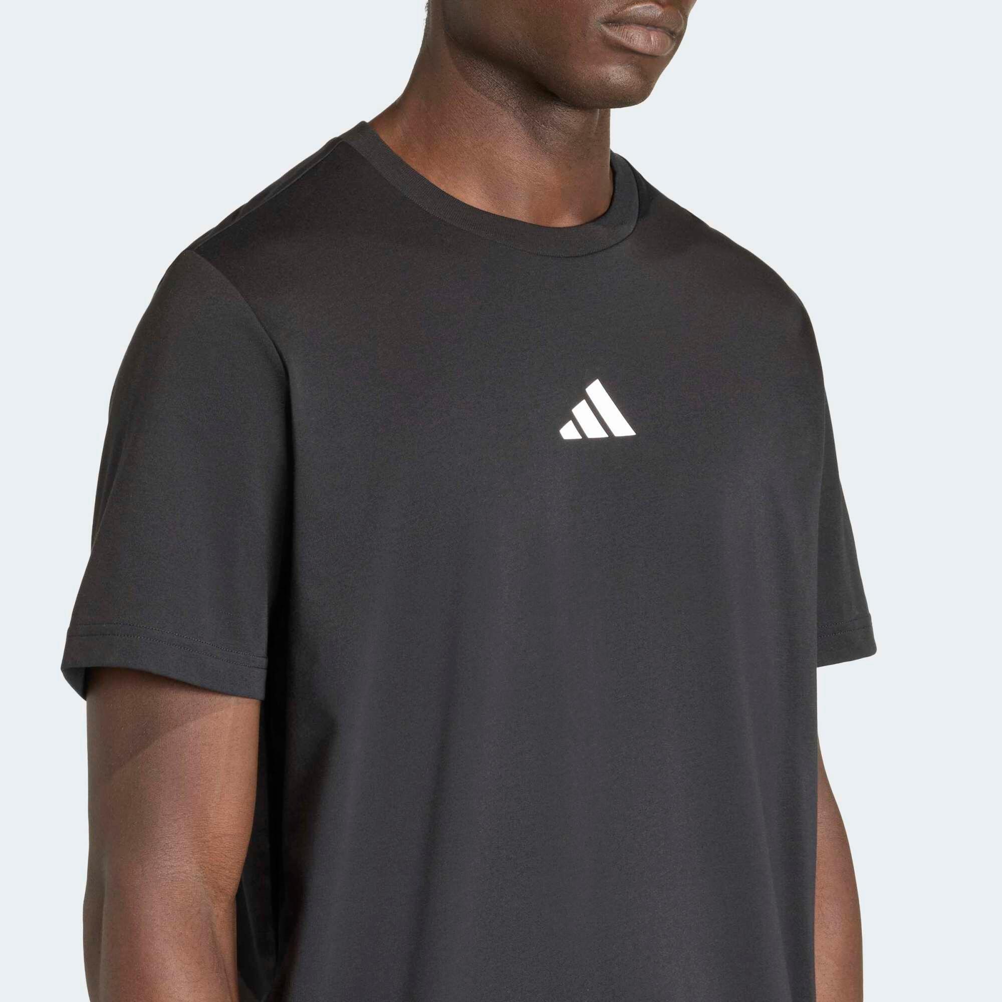 Weites Fitness-T-Shirt Climacool für Herren, schwarz 6/6