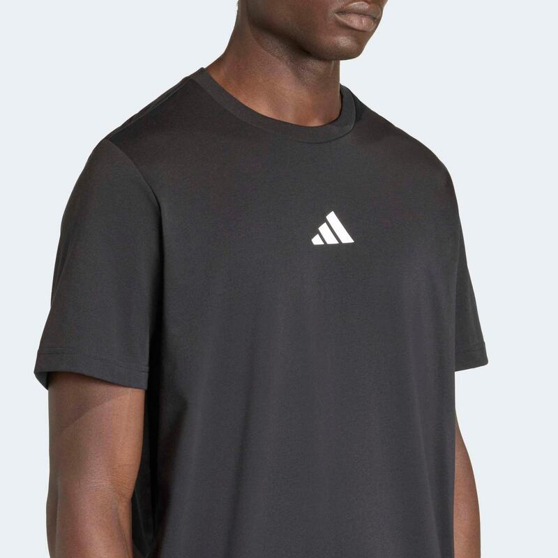 Tricou de fitness larg CLIMACOOL negru, bărbați