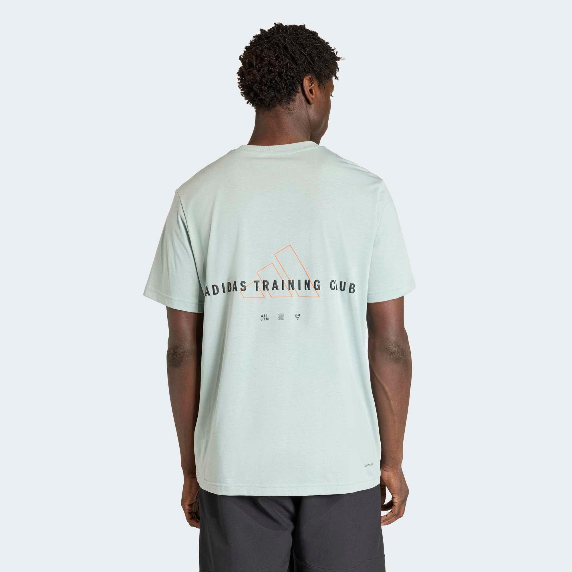 T-shirt de fitness ample CLIMACOOL homme, vert clair 2/5
