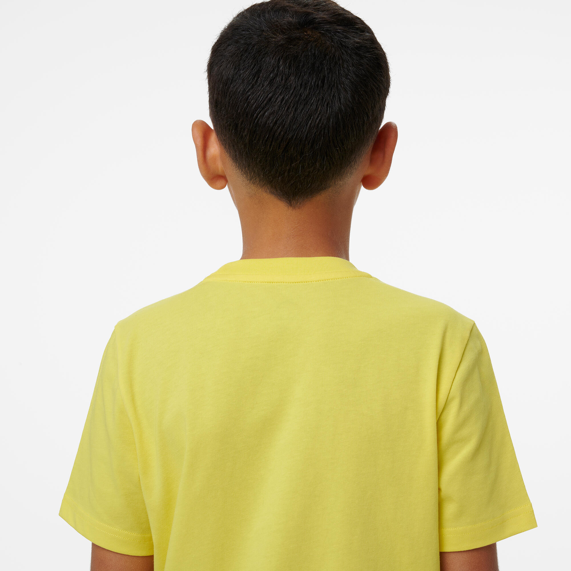 T-Shirt Kinder Baumwolle Print - gelb 5/5