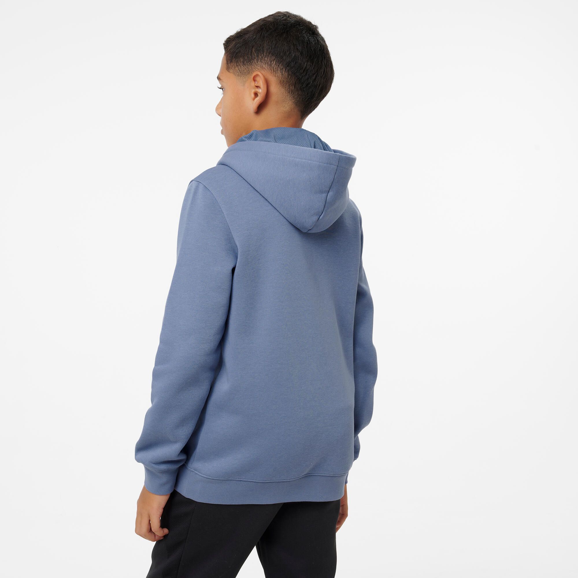 Kapuzensweatshirt mit Druck Kinder grau 2/9
