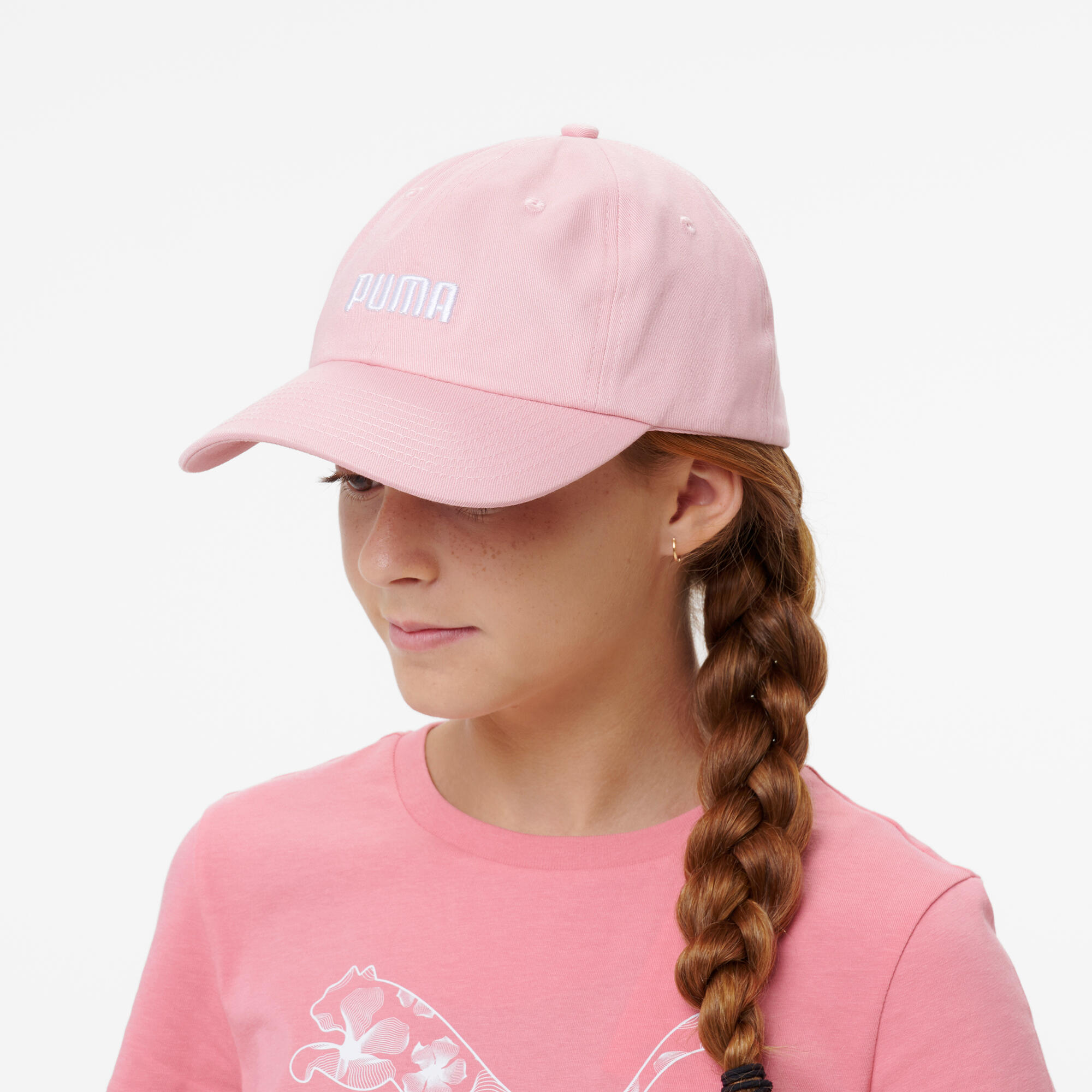 Casquette en coton pour enfant, rose 3/7