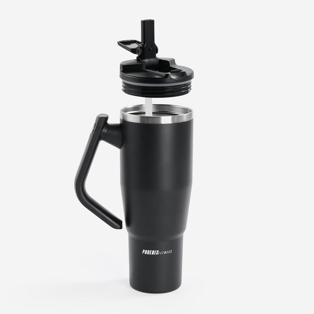 Water Bottle 1.2 L Quencher - Black