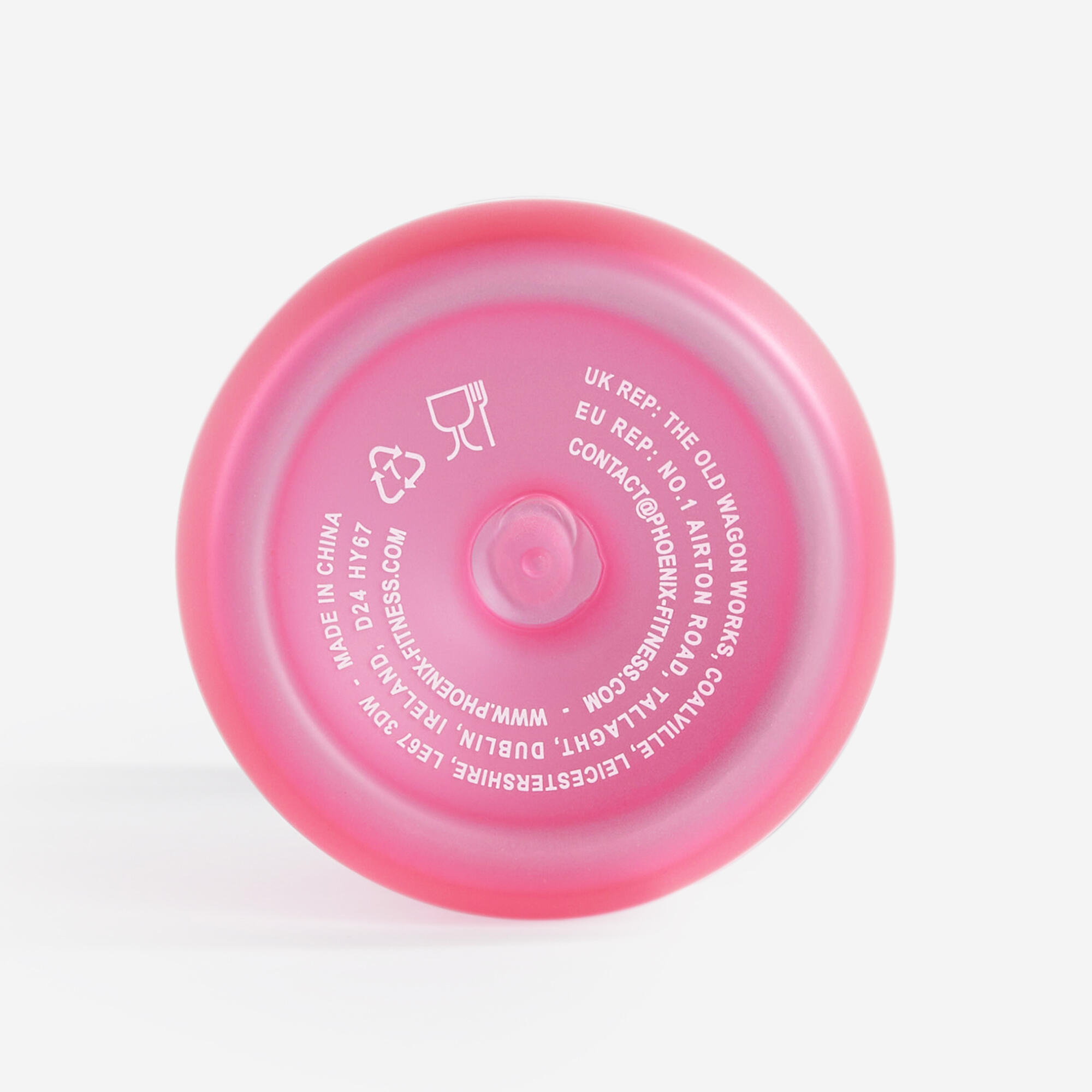 Botella Fitness Rosa Fluorescente Motivación 1 L 6/10