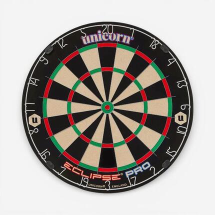Sisal dartbord voor dartpijlen met stalen punt Eclipse Pro