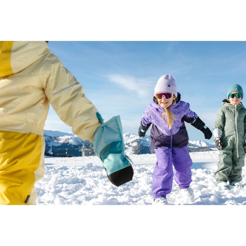 Çocuk Kayak Kaskı - Mor - H-KID 550