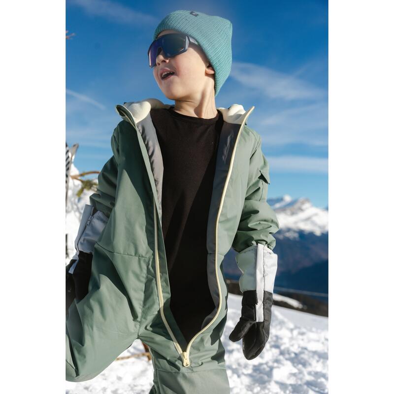 Çocuk Kayak Tulumu - 1/5 Yaş - Yeşil - 100