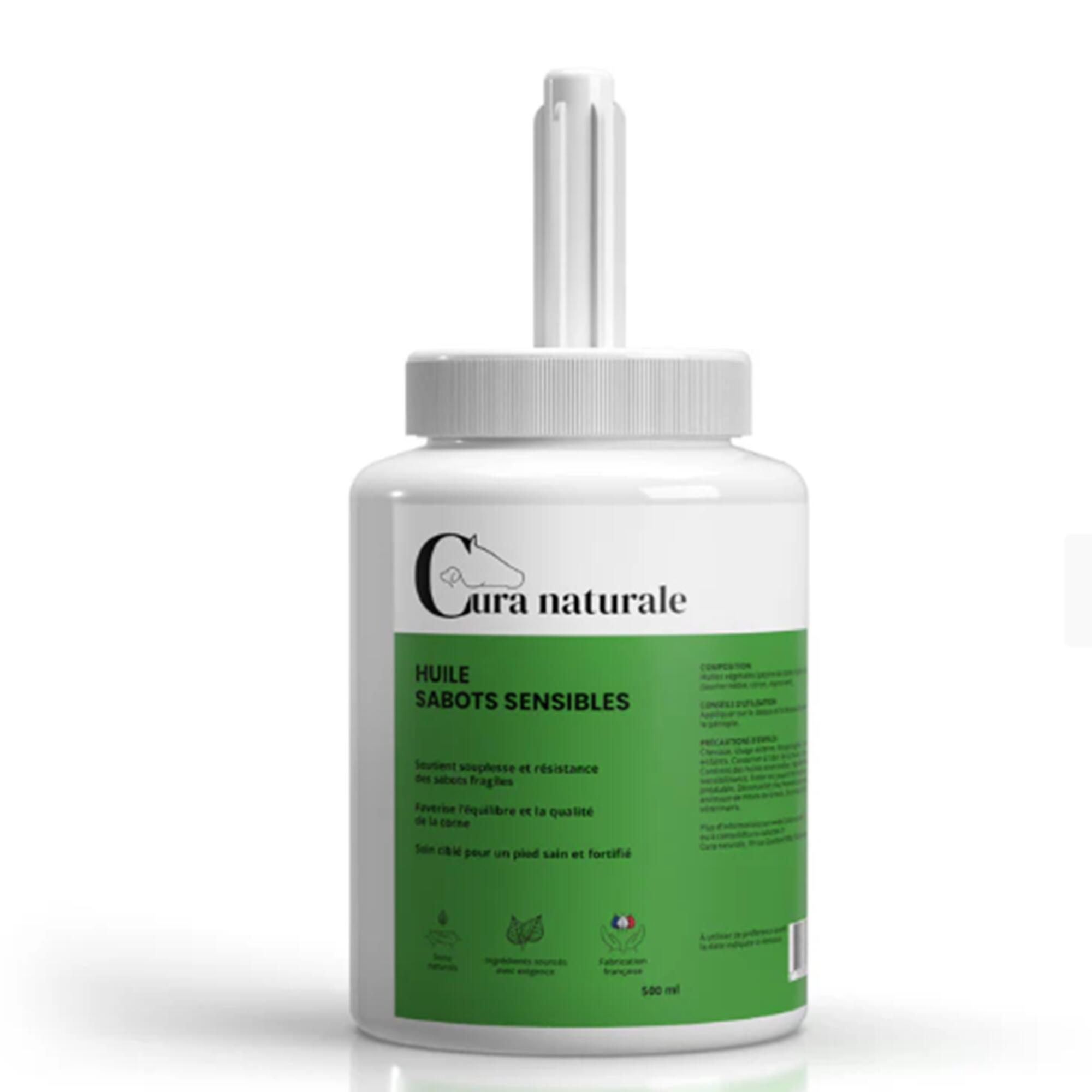 HUILE SABOTS SENSIBLES - CHEVAL - CURA NATURALE 1/1