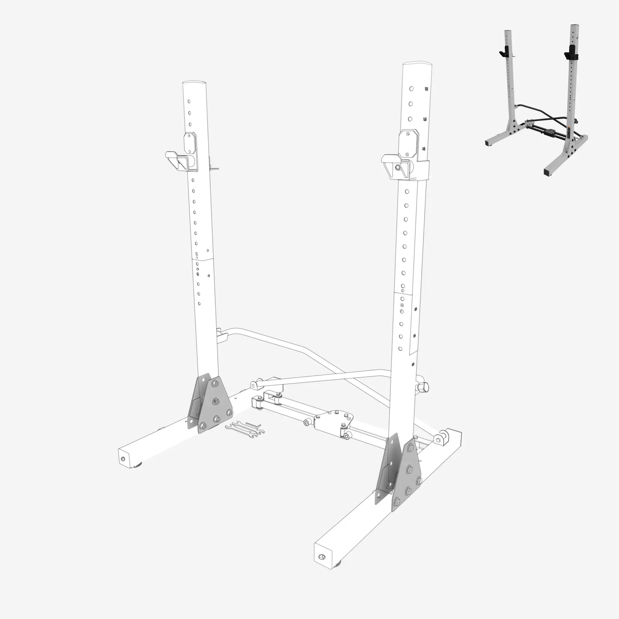 Verstärkungsplatte, Ersatzteil für Racks, Rack 300 kg Pro 2/4