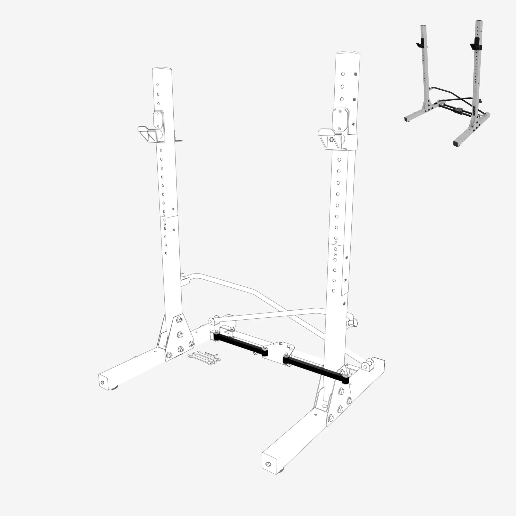 Pivote Delantero Izquierdo/Derecho Recambio Rack 300 kg Pro 3/3
