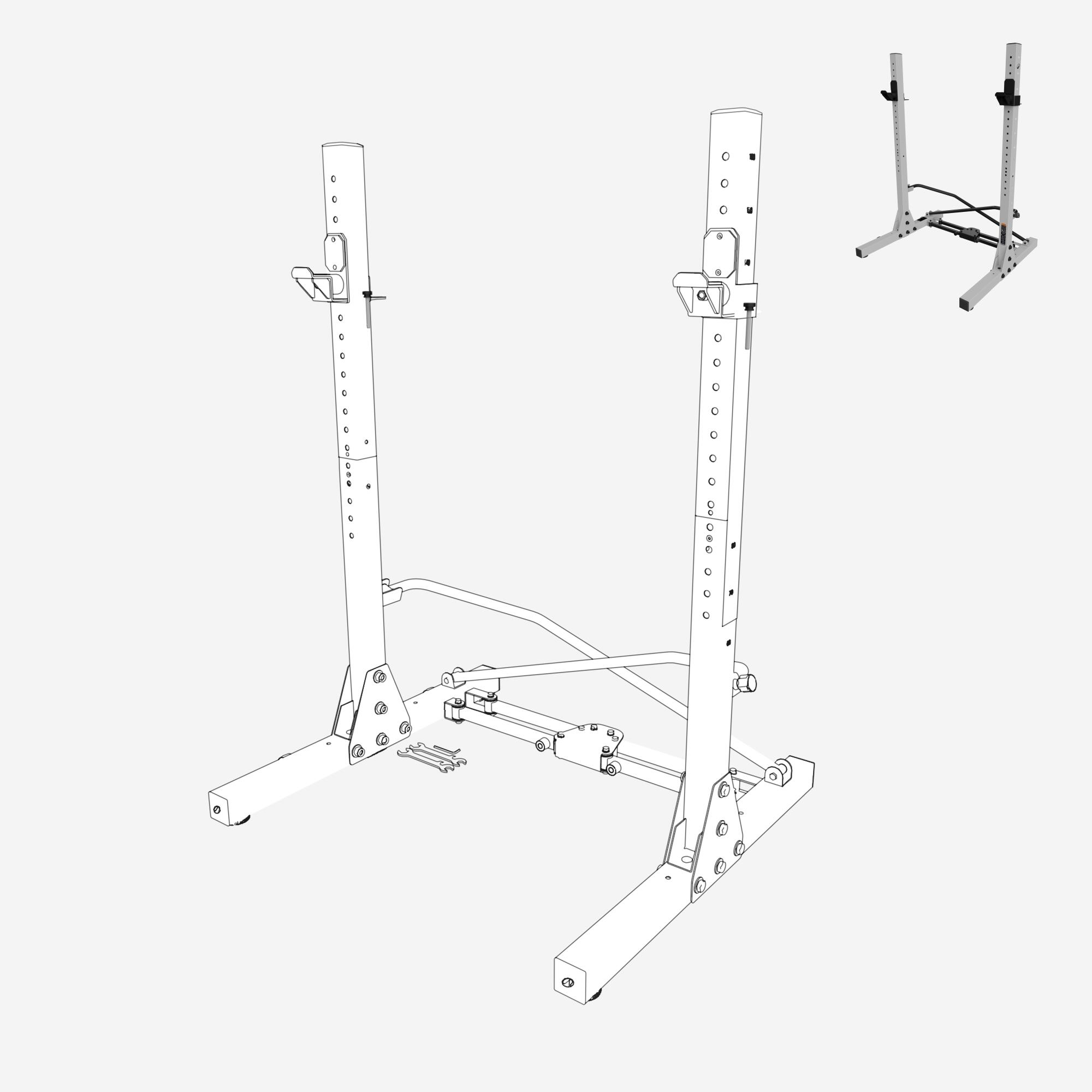 Pinset 10 x 82 mm Rack 300 Pro reserveonderdeel 2/3