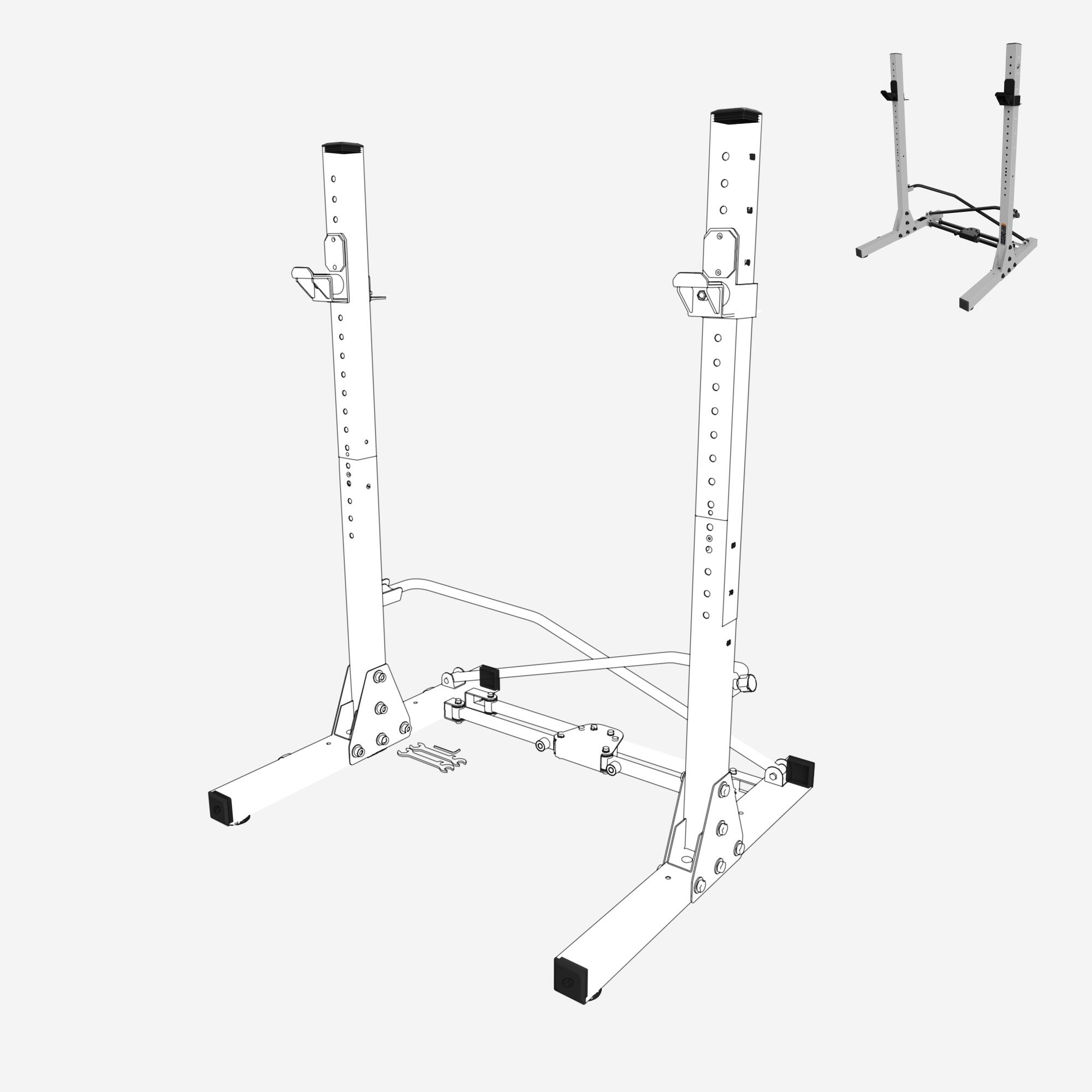 Náhradní nástavec k racku 300 kg Pro 3/3