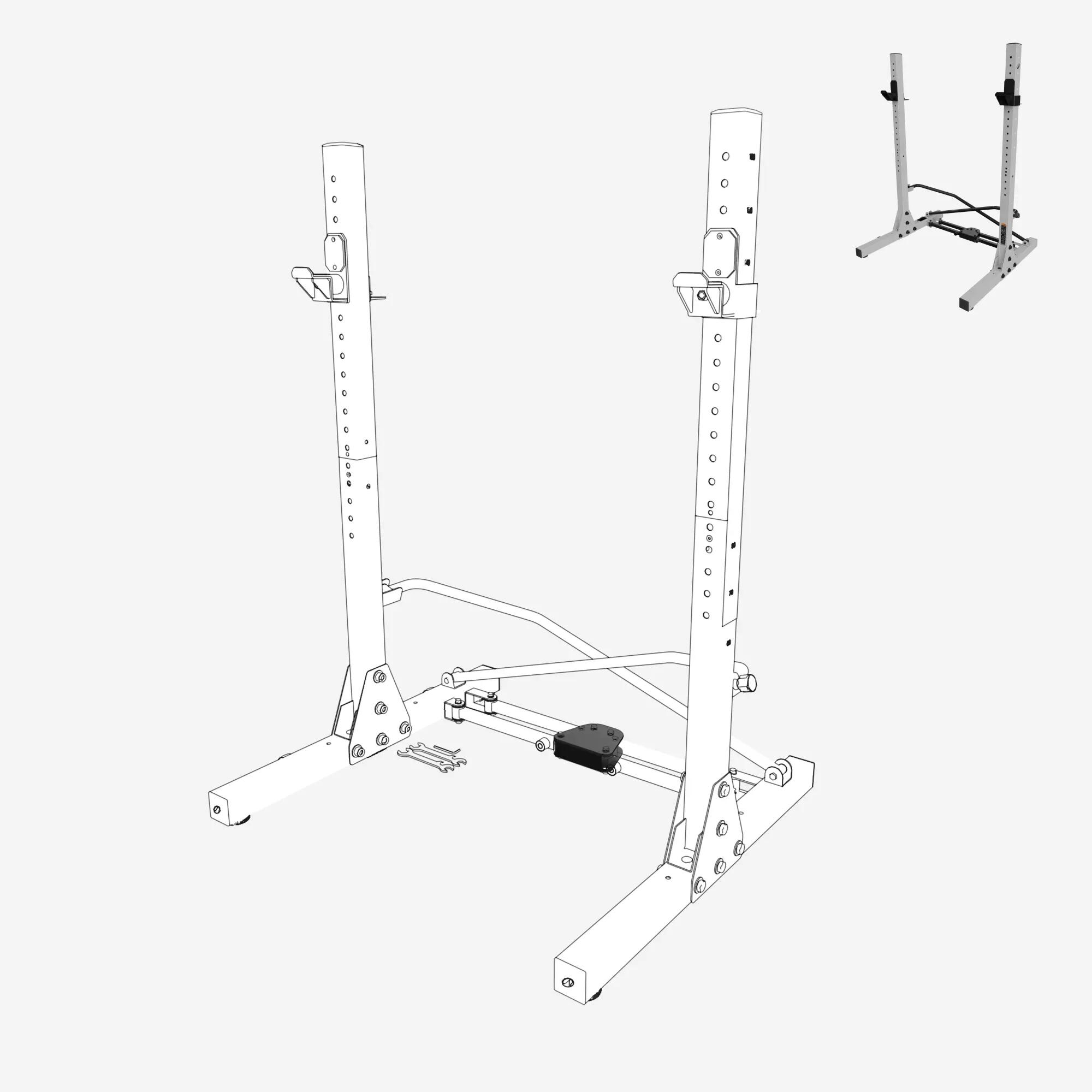 Podstawa systemu składania - część zamienna do stojaka Rack 300 kg Pro 3/3