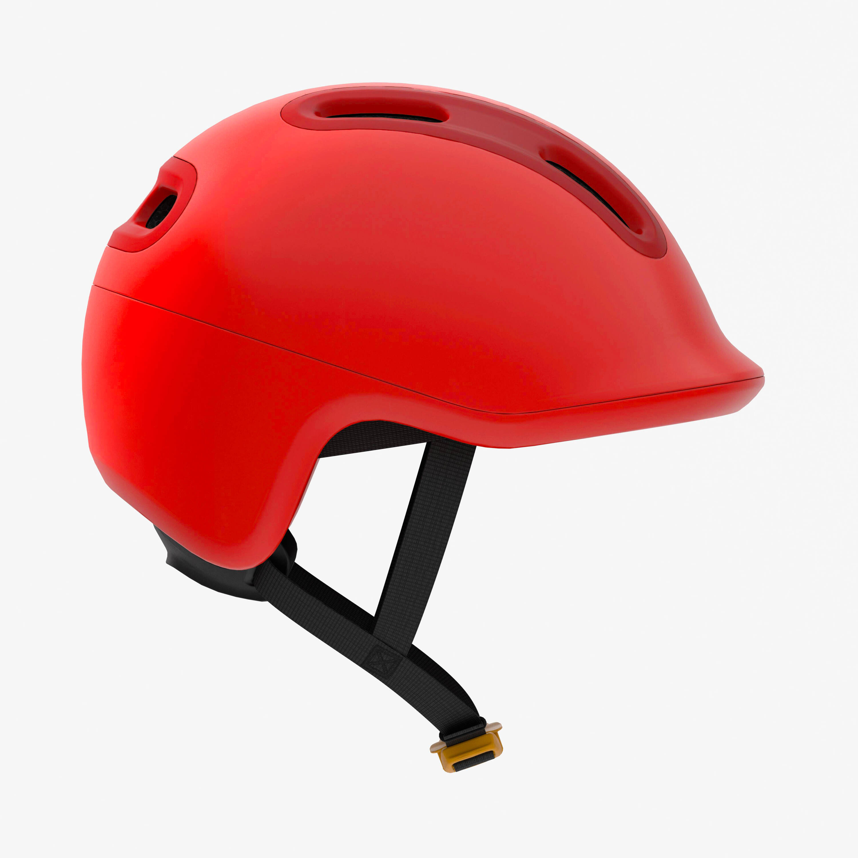 Kids' bike helmet 47-55 cm, Play 500 red -  3