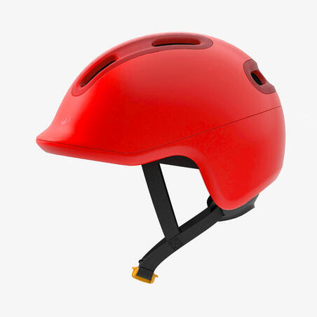 Шолом дитячий велосипедний 47-55 см Play 500 червоний