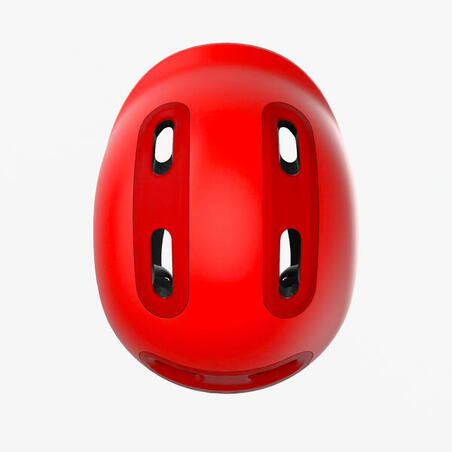 Шолом дитячий велосипедний 47-55 см Play 500 червоний
