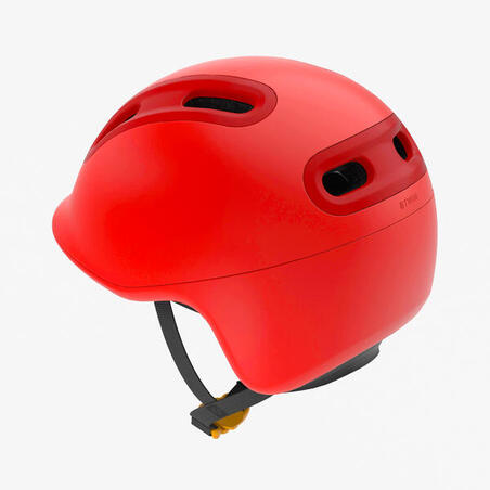 Шолом дитячий велосипедний 47-55 см Play 500 червоний