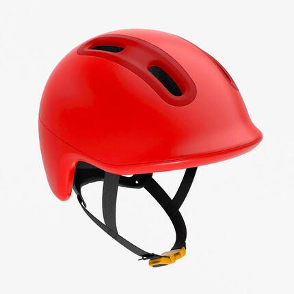 Casque velo enfant 47-55 cm, play 500 rouge