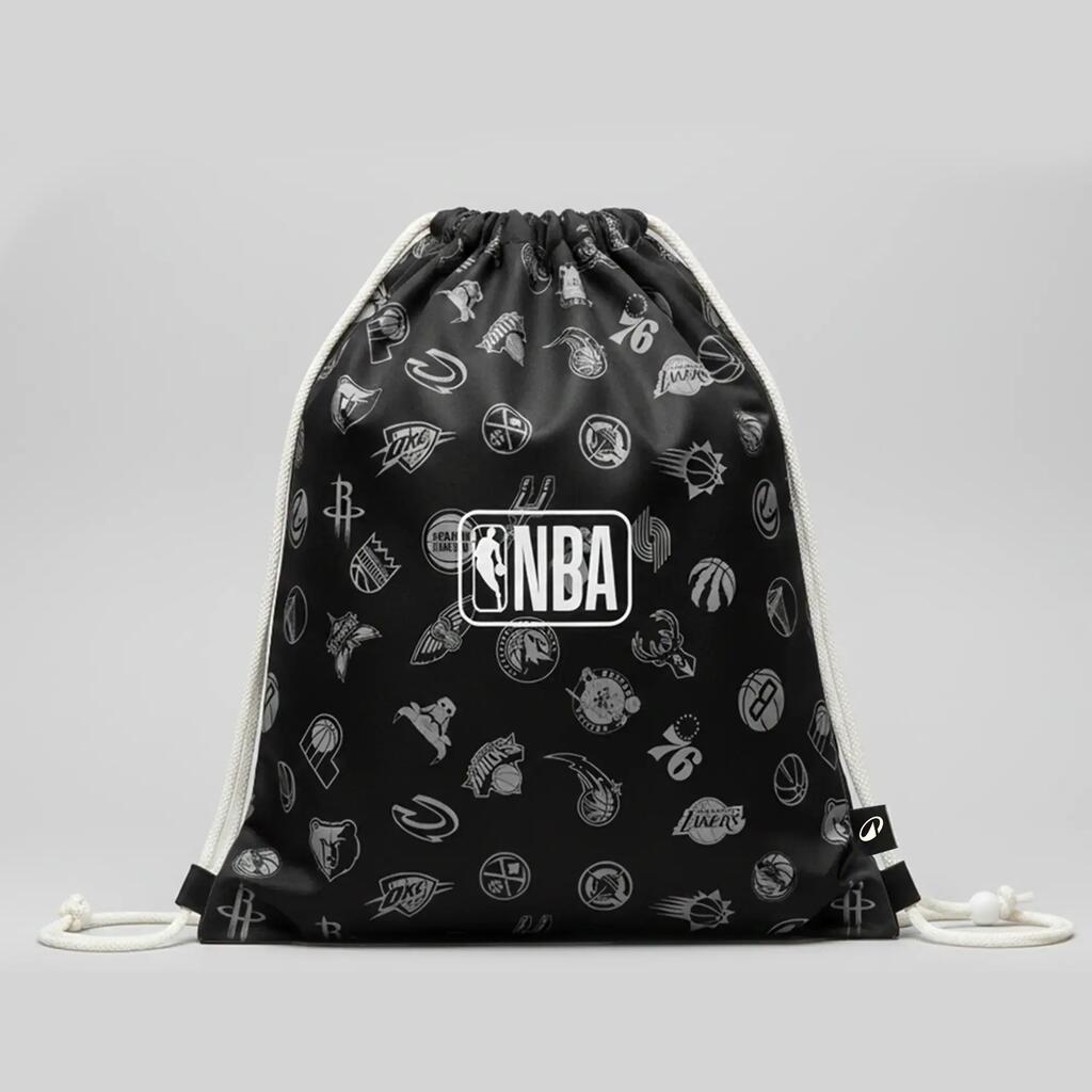 Basketball drawstring backpack NBA 12 litres, black