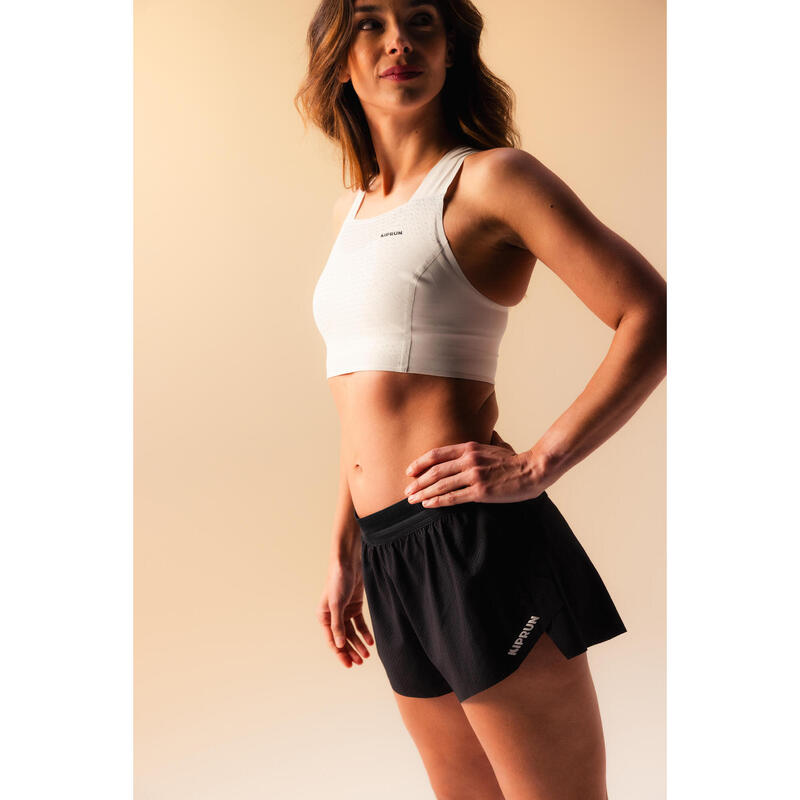 Șort de alergare menstrual cu slip absorbant Kiprun x Smoon