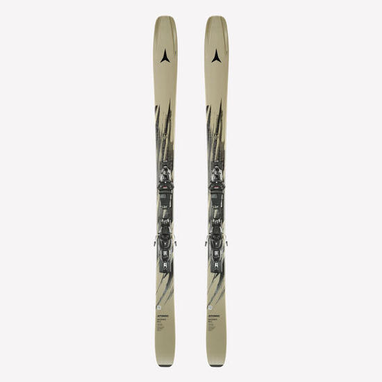 Ski All Mountain avec fixations homme, Atomic Maverick 86 C beige