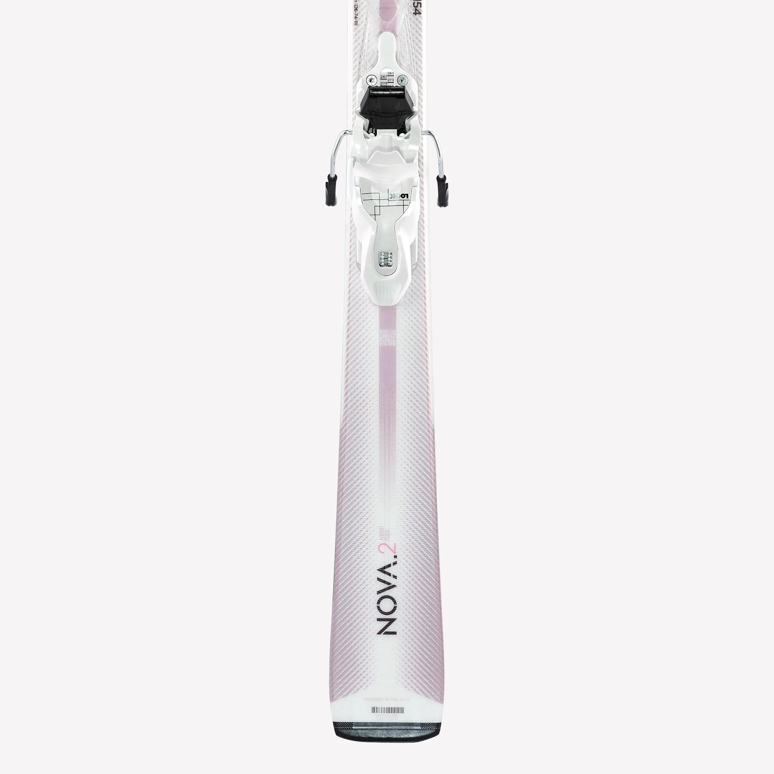 Esquís alpins amb fixacions dona Rossignol Nova 2 rosa 8/9