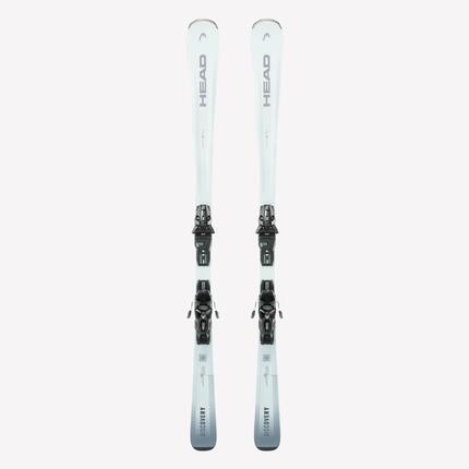 Ski alpin avec fixations adulte, Head Discovery 70 blanc et gris