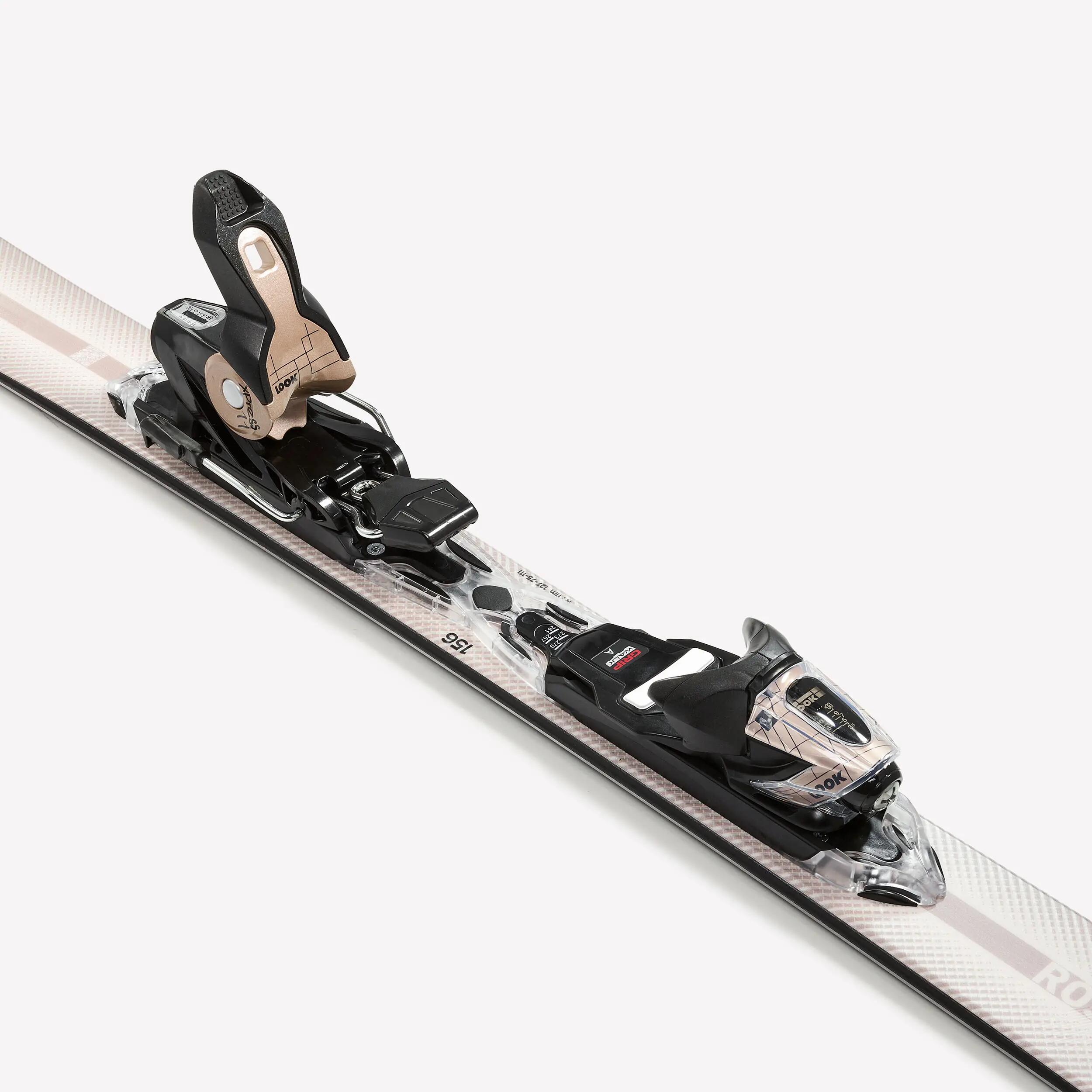 Esquí alpino con fijaciones mujer, Rossignol Nova 6, marfil  9/9