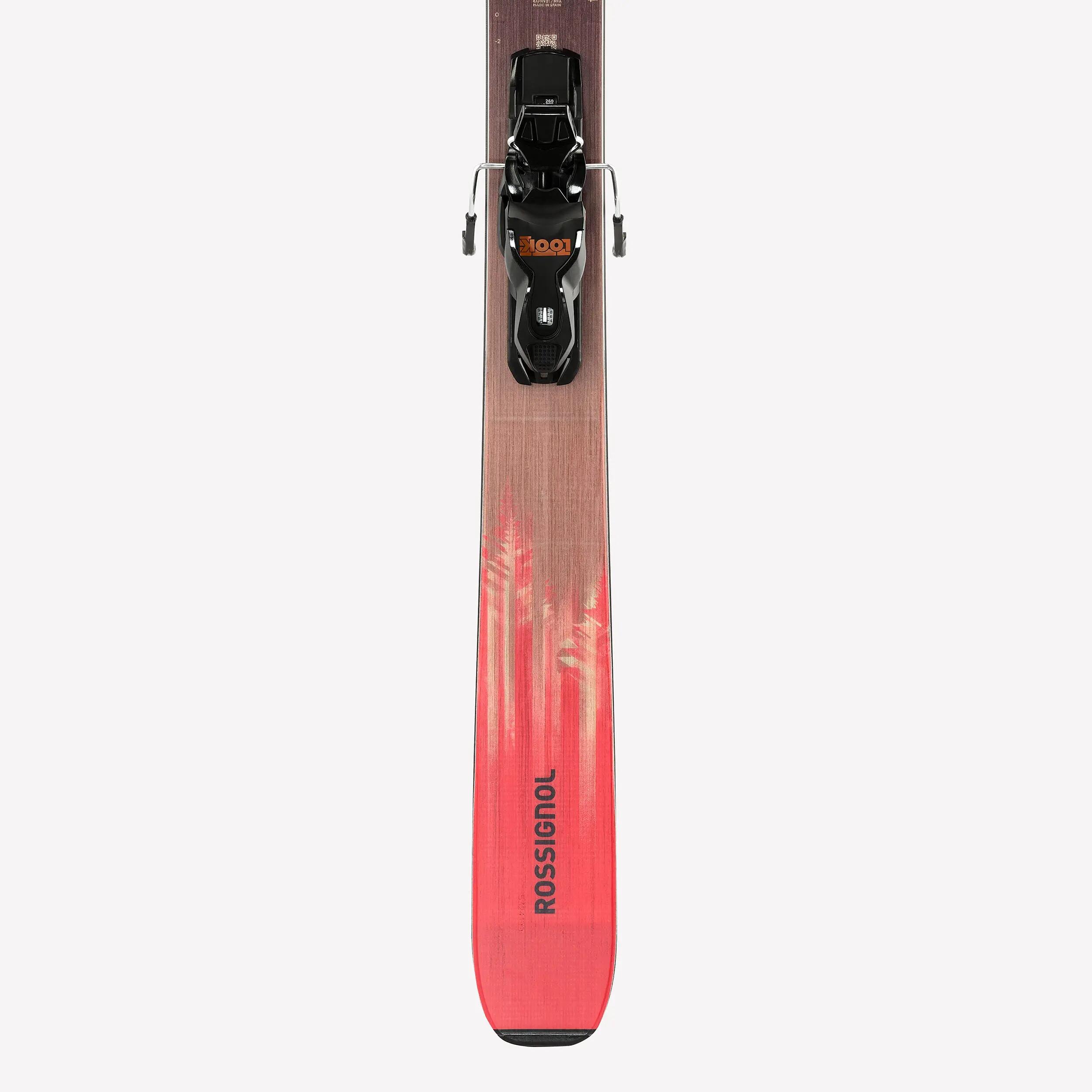Schiuri All Mountain/free cu legături, Rossignol Soul 92 negru roșu adulți 8/9