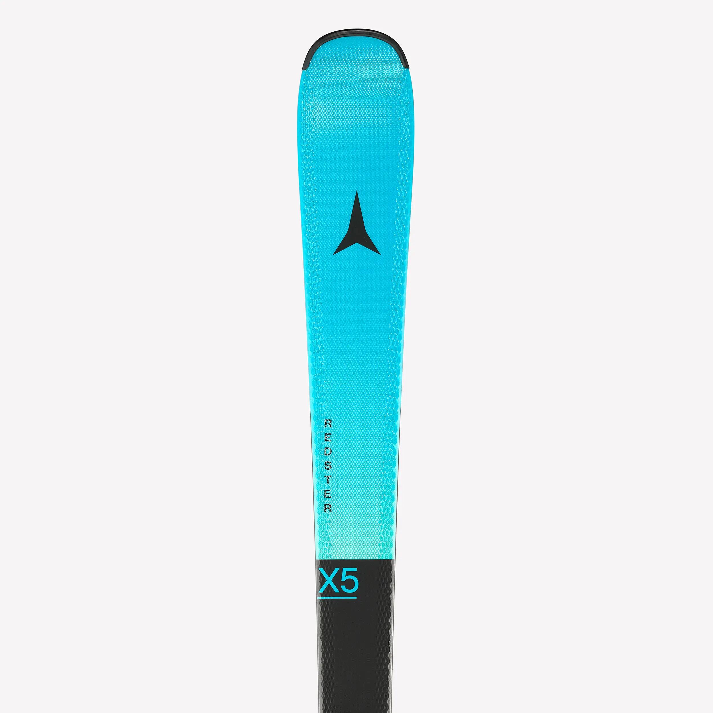 Pisteski's met bindingen voor volwassenen Redster X5 blauw turquoise 7/9