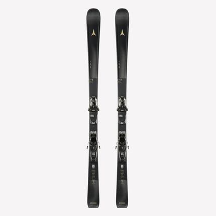 Alpinski mit Bindungen für Damen, Atomic Cloud 7, Schwarz Gold
