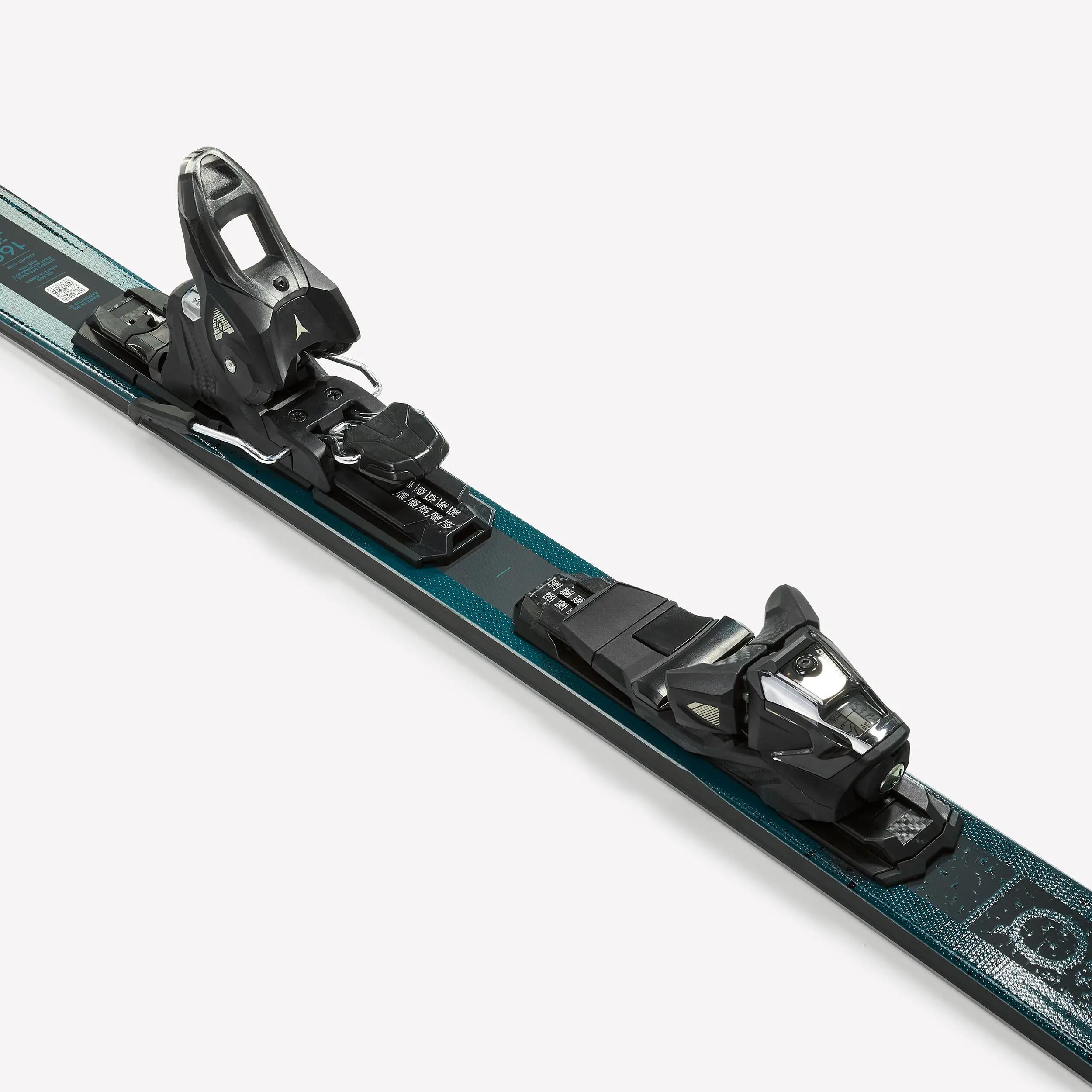 Esquís alpinos con fijaciones hombre, Atomic Redster Q4 azul y negro 9/9