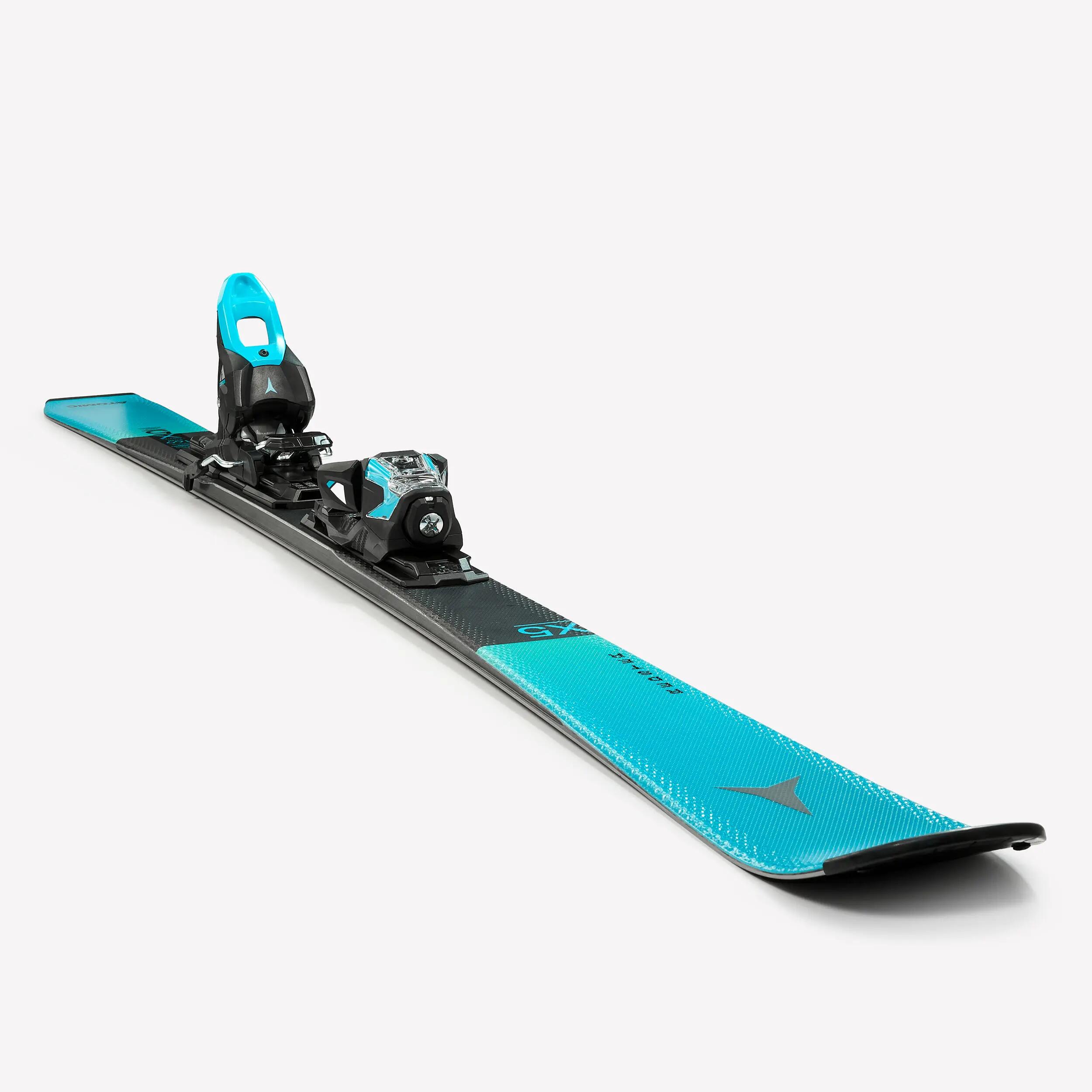 Pisteski's met bindingen voor volwassenen Redster X5 blauw turquoise 5/9