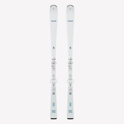 Ski alpin avec fixations femme, Head Easy Joy blanc et vert