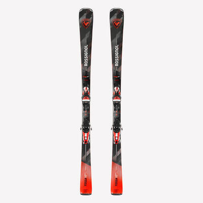Alpineski's met bindingen voor heren rossignol forza 60° titanium rood/zwart