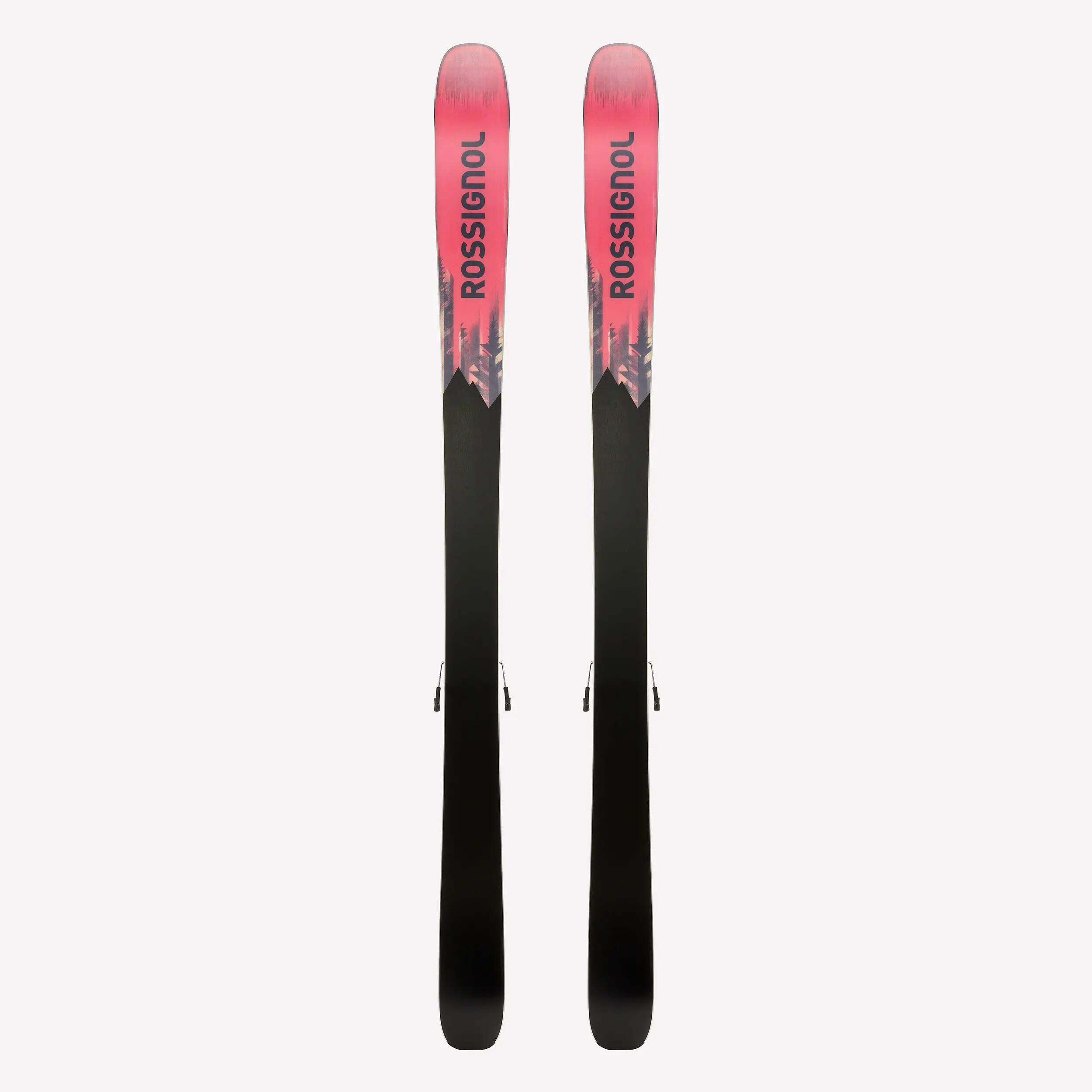 Schiuri All Mountain/free cu legături, Rossignol Soul 92 negru roșu adulți 2/9
