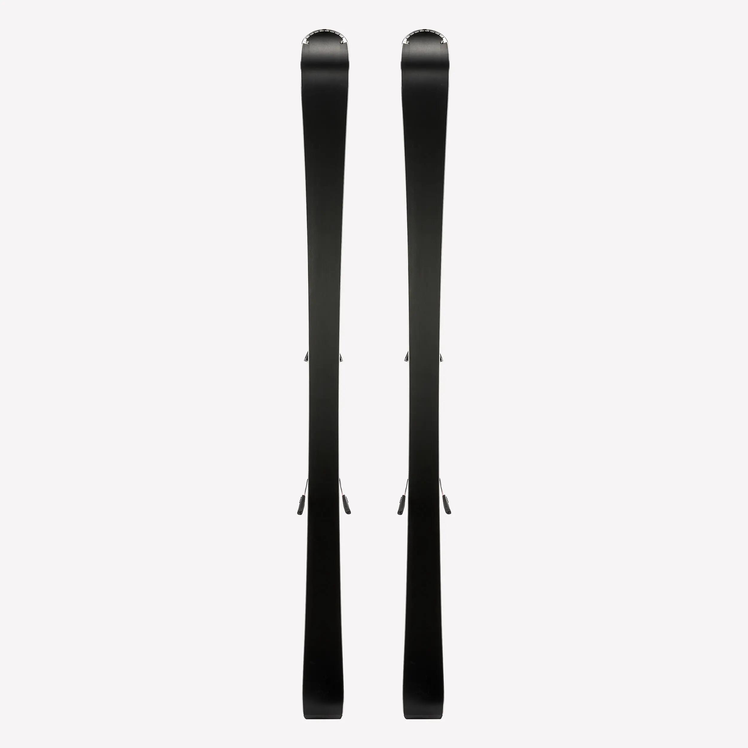 Ski alpino com fixações para homem, The Curv Power, azul e vermelho 2/9