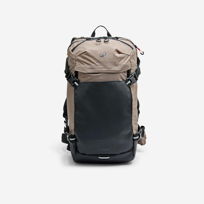 Rucsac ciclism MTB 21L cu protecție D3O, Defense maro negru