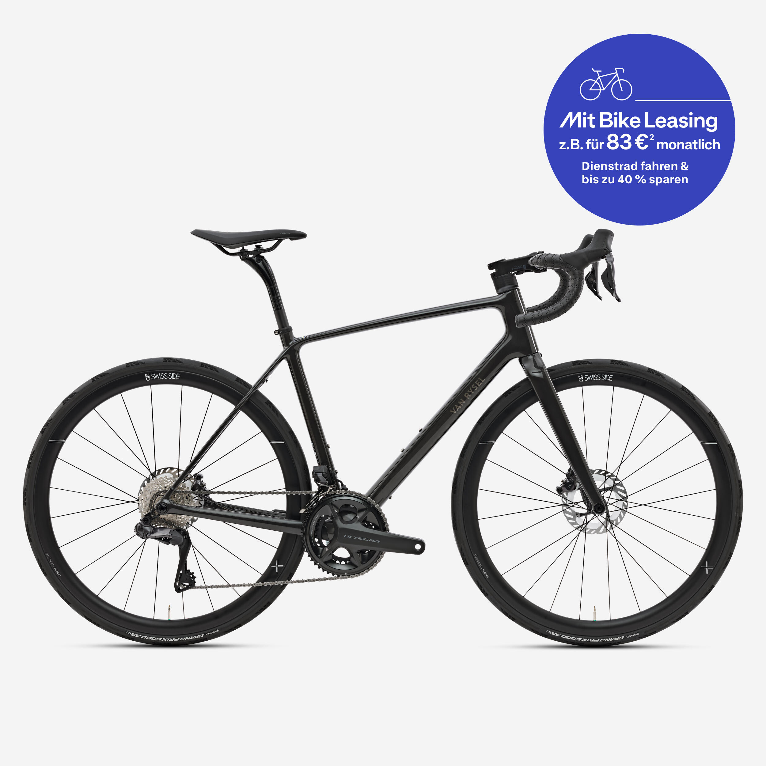 Endurance Rennrad EDR CF Ultra Shimano Ultegra Di2 2x12 Carbon transparent 2/13