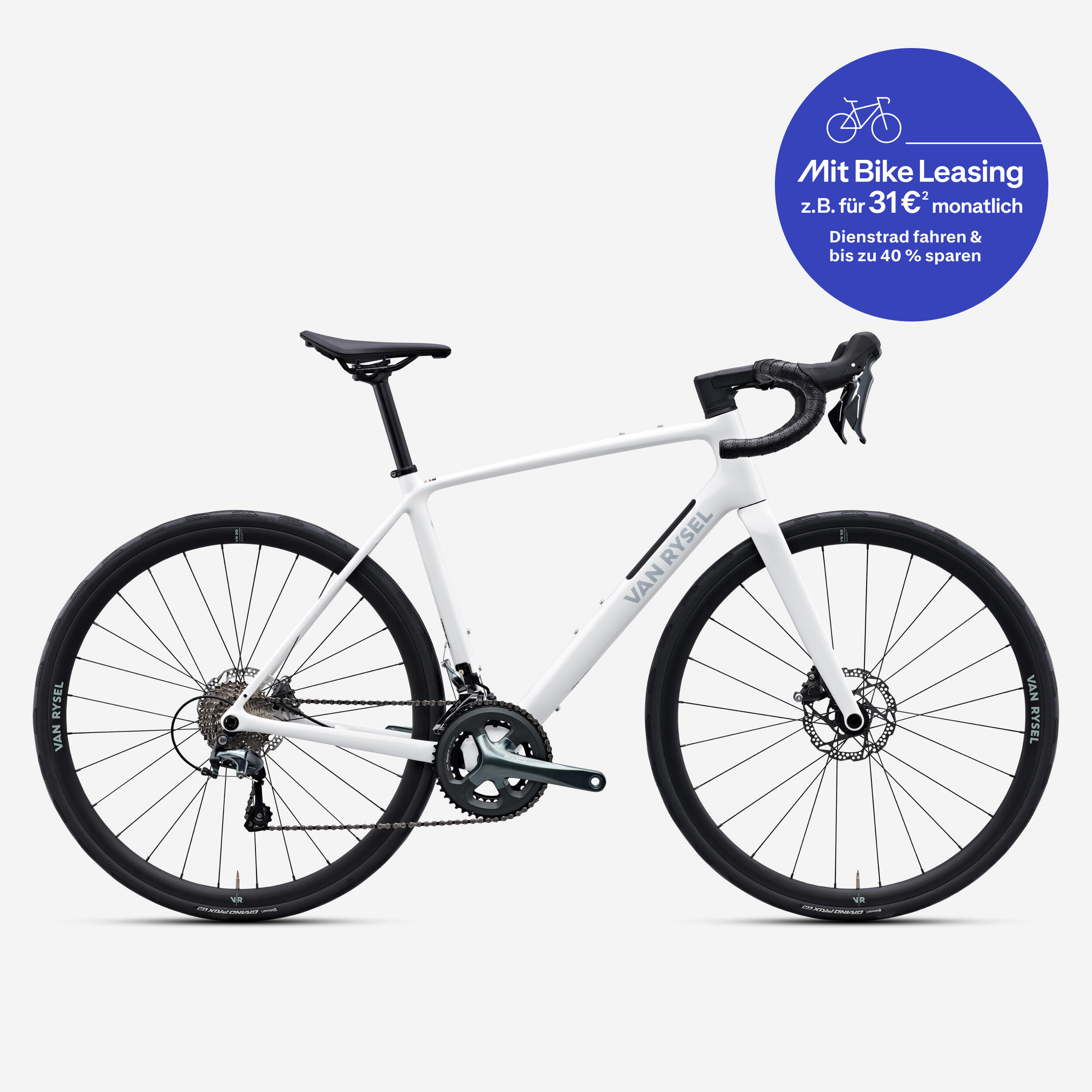 Endurance Rennrad EDR CF Toolbox Shimano Tiagra 2×10 weiß 2/11