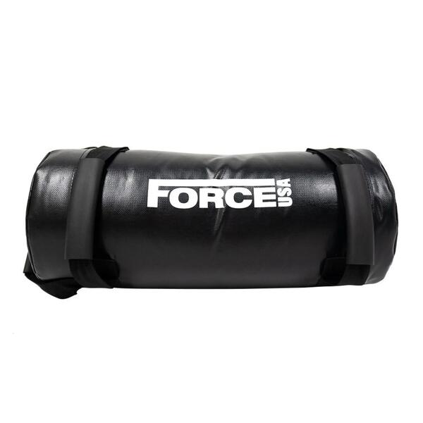 Weighted core training bag for carries and lifts