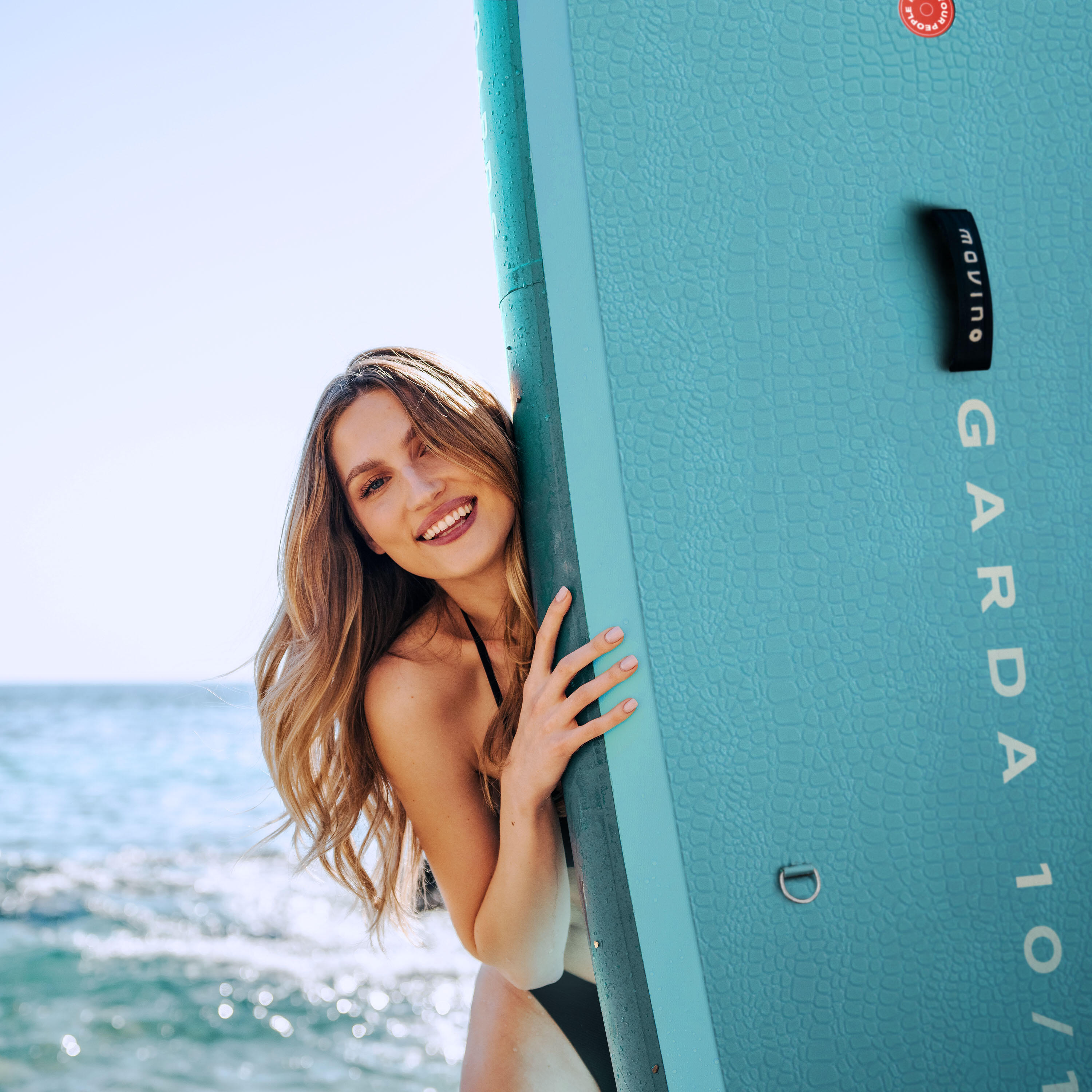 Zestaw SUP Movino Garda 330 cm z siedziskiem kajakowym Turkus/Limonka 2/7