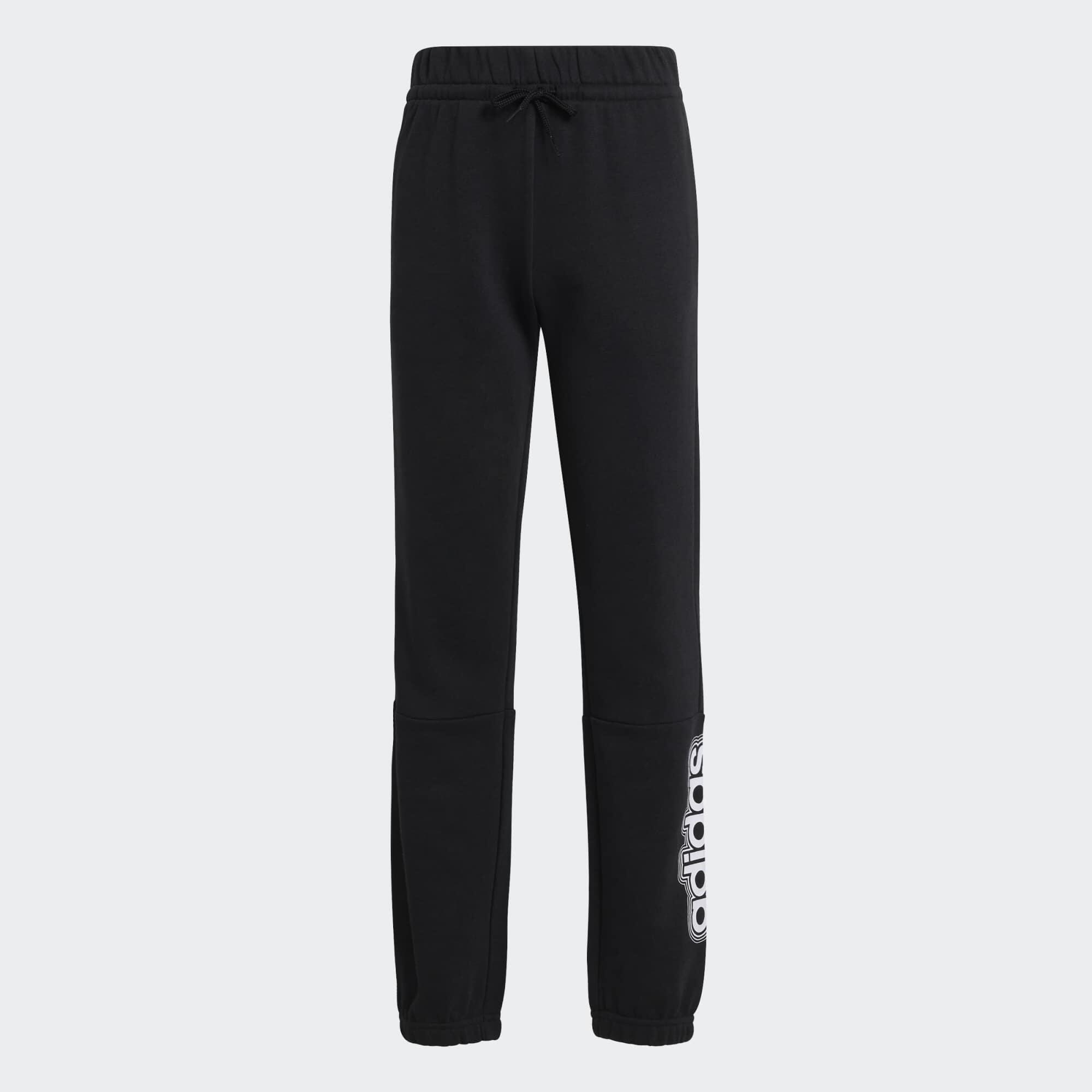 Pantalon jogging enfant, noir