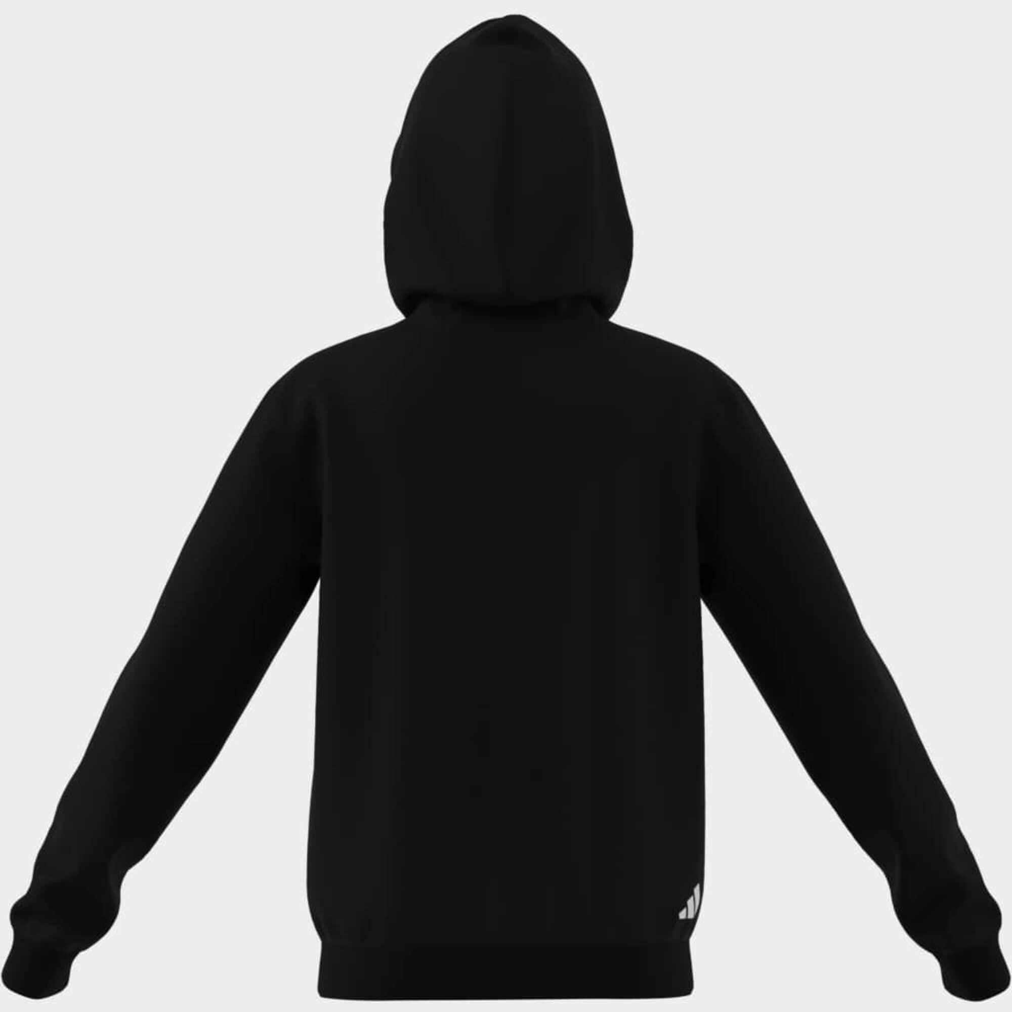 Kinder-Kapuzensweatshirt, schwarz 7/9